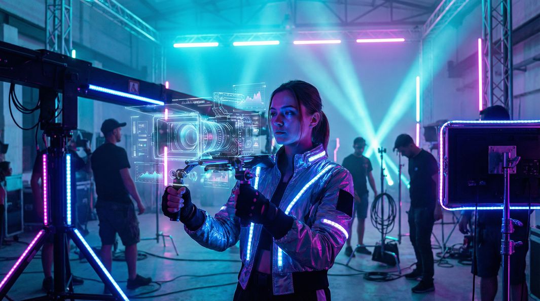 学生情侣原创影视制作幕后视频