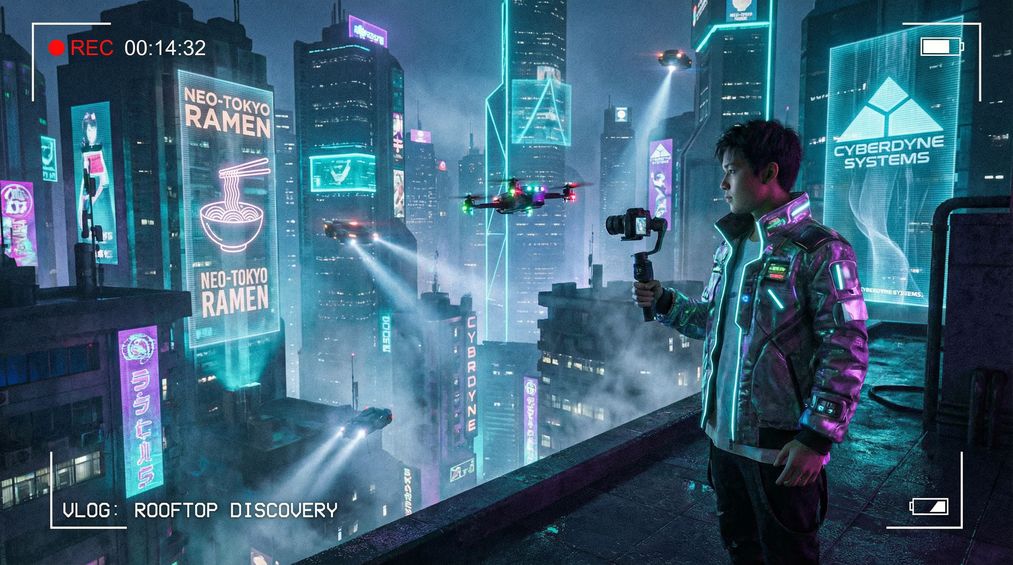 学生情侣城市探索vlog视频