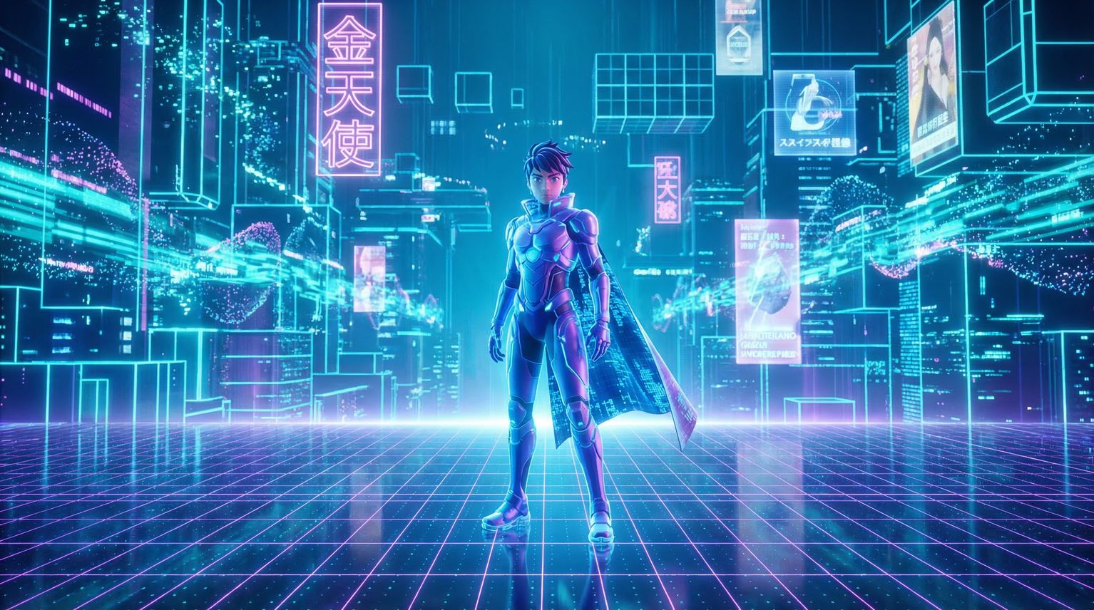 学生情侣 3D动漫角色制作视频